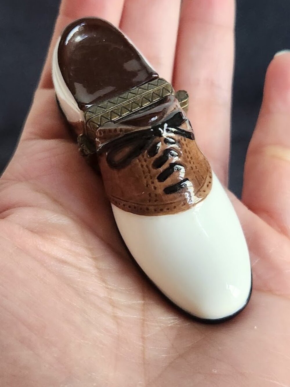 Midwest of Cannon Falls Golf Shoe 3D Trinket Keepsake Box